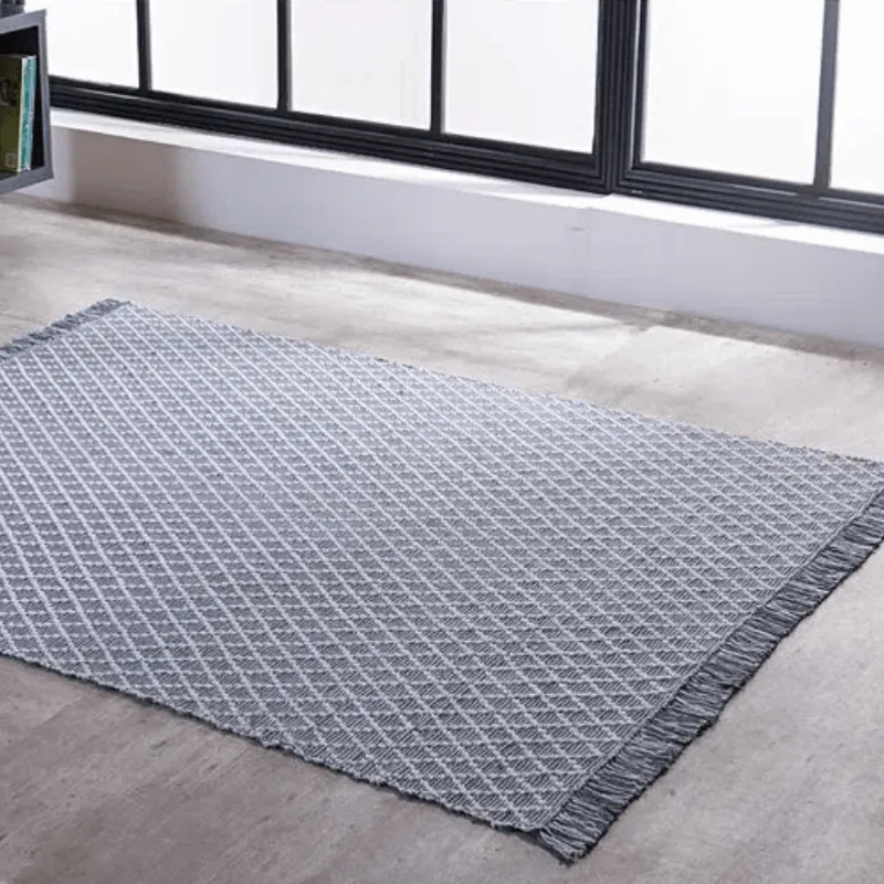 TAPETE KILIM ADALLI DUPLA FACE 0,60 X 0,90 CINZA/UNICO