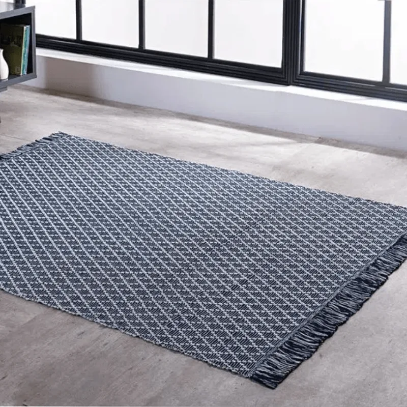 TAPETE KILIM ADALLI DUPLA FACE 1,00 X 1,50 AZUL/UNICO