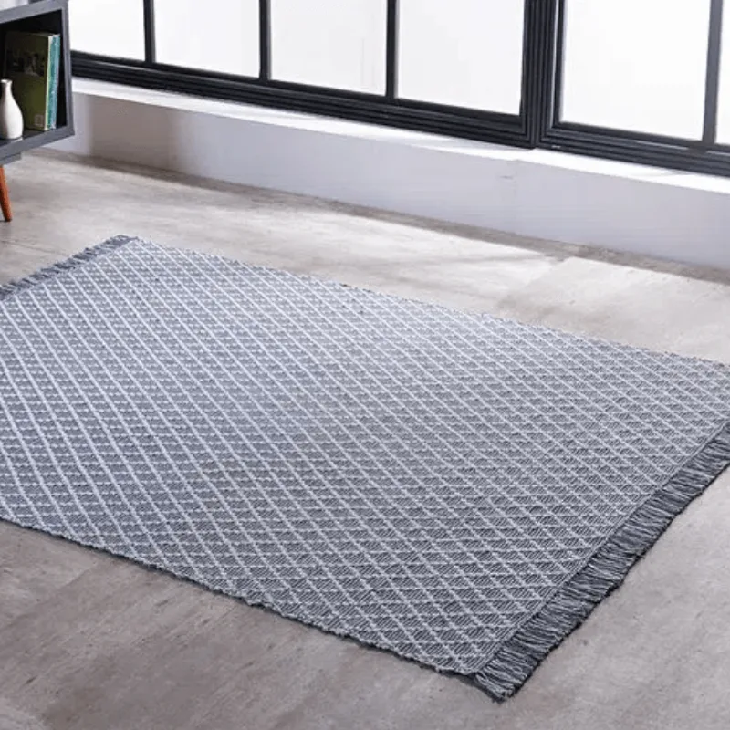 TAPETE KILIM ADALLI DUPLA FACE 1,00 X 1,50 CINZA/UNICO