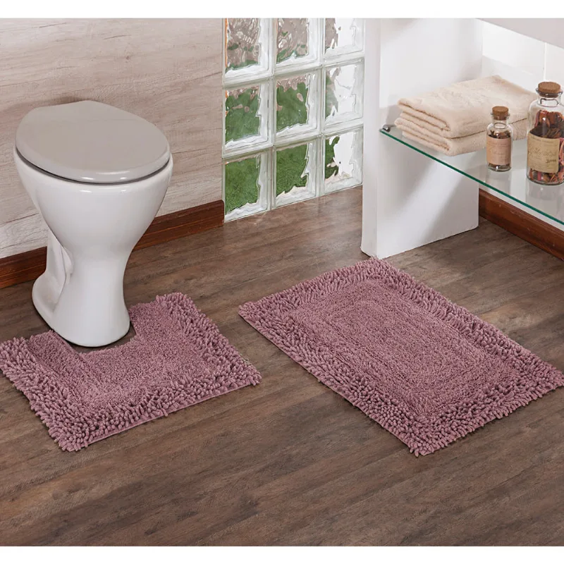 JOGO BANHEIRO 2PCS LOS ANGELES ROSE
