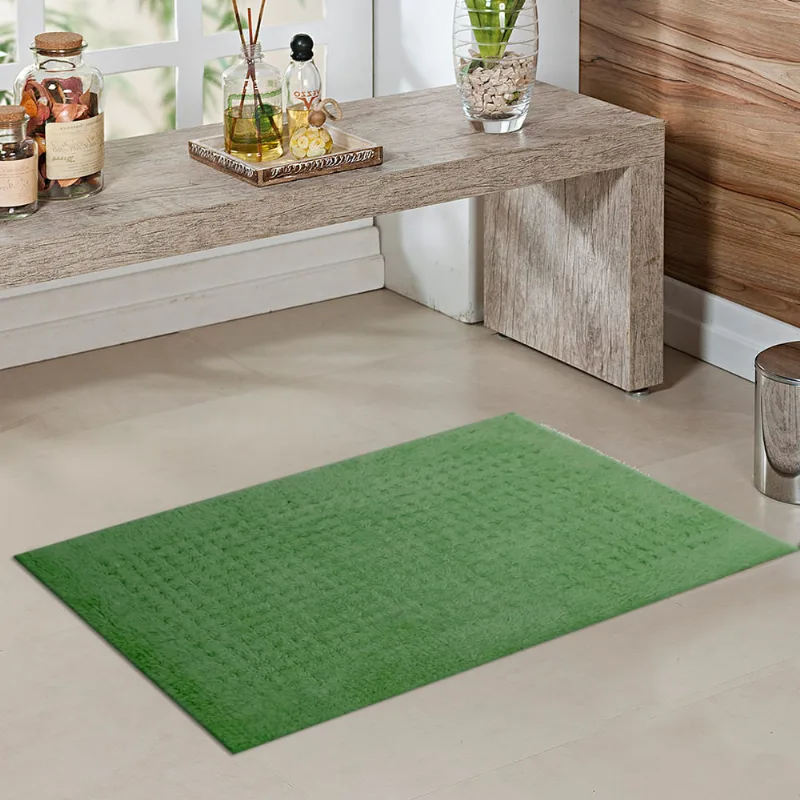 TAPETE BANHEIRO ALABAMA 0,40 X 0,60 VERDE/UNICO