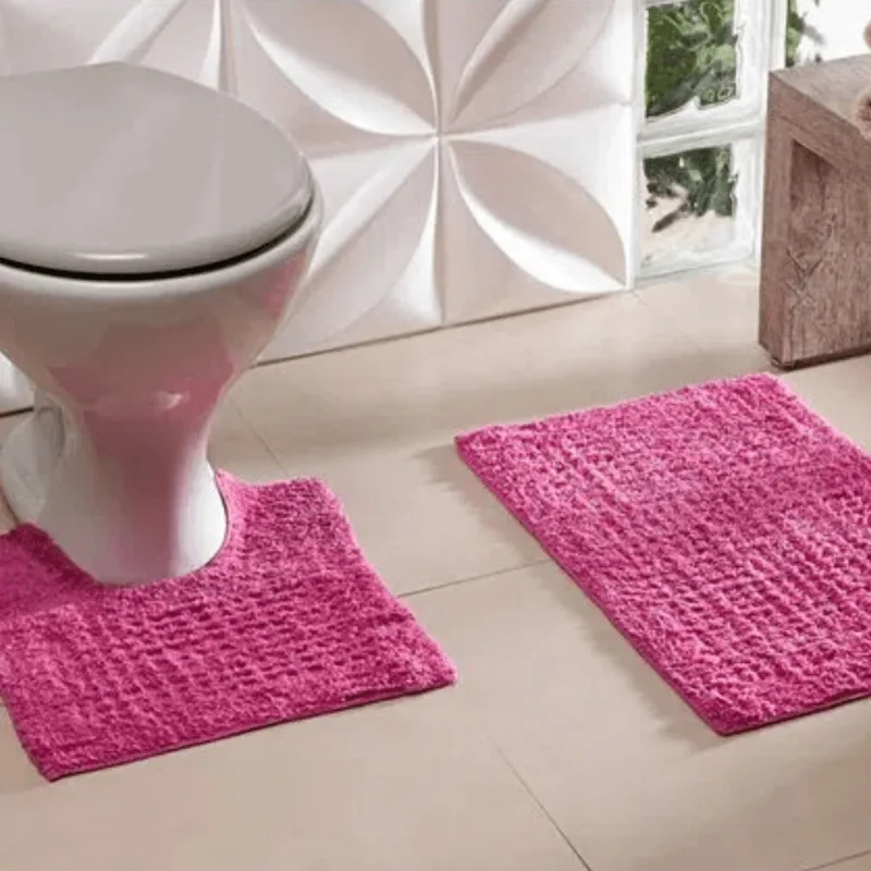 JOGO BANHEIRO 2PCS ALABAMA ROSA
