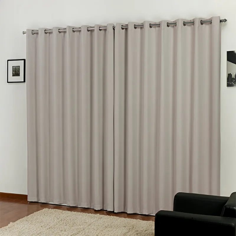 Cortina Blackout Tecido 2,60 X 1,80 BEGE