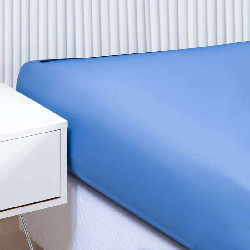 LENCOL AVULSO C/ ELASTICO PERCAL SOFT 300 CASAL MARINHO/UNICO