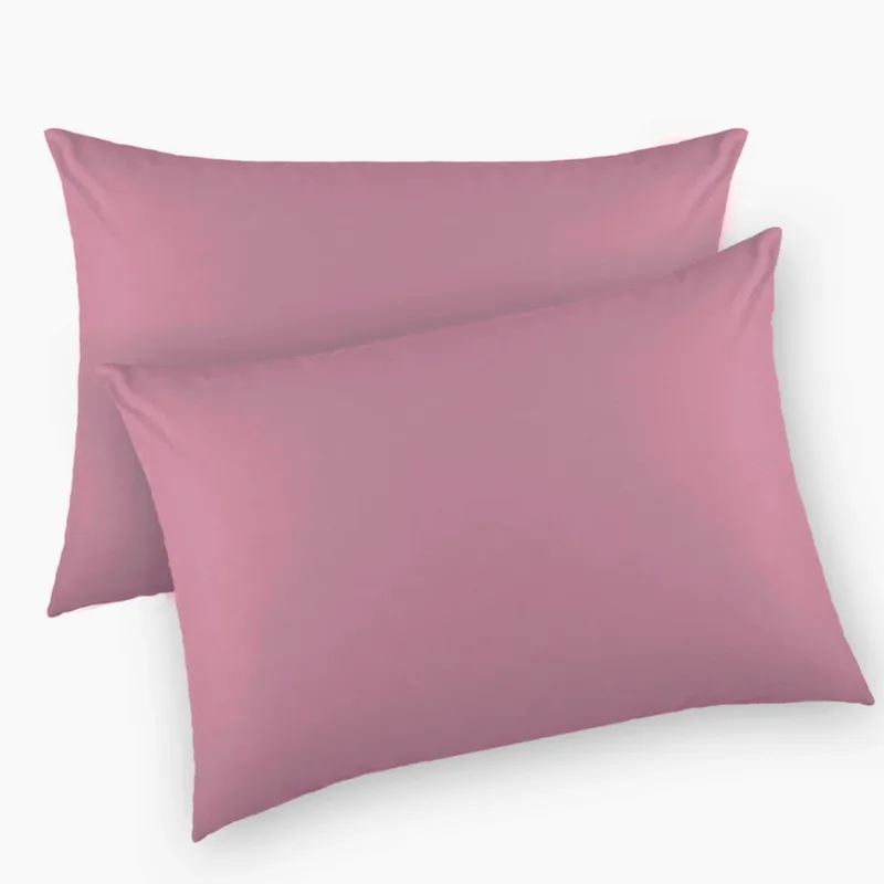 FRONHA PERCAL SOFT 300 MIX 2 PECAS ROSE/UNICO