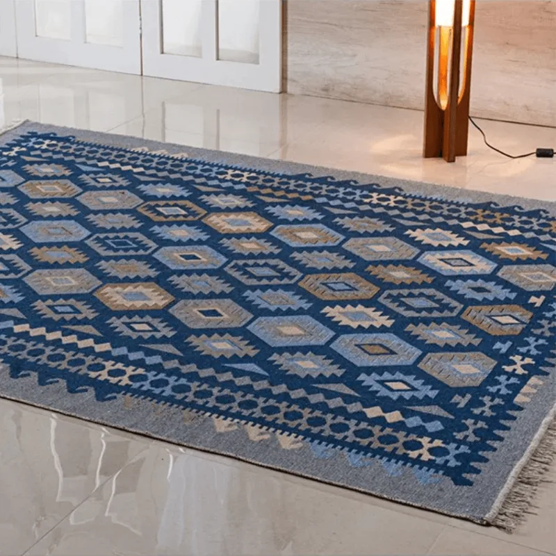TAPETE KILIM ANTEP 1,40 X 2,00 DES. 003/AZUL