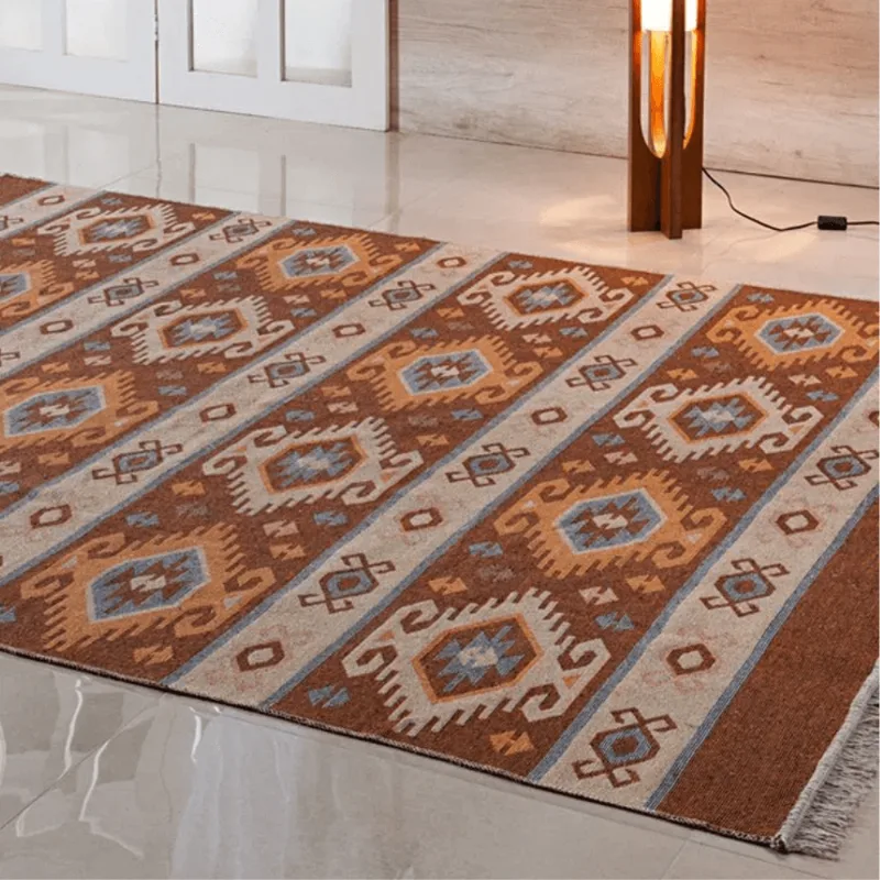 TAPETE KILIM ANTEP 2,00 X 2,50 DES. 005/LARANJA