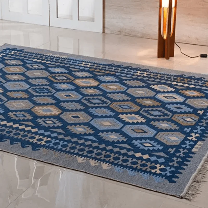 TAPETE KILIM ANTEP 2,40 X 3,00 DES. 003/AZUL