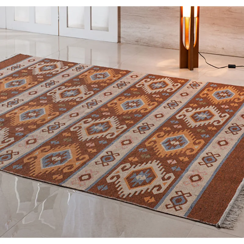 TAPETE KILIM ANTEP 0,60 X 1,80 DES. 005/LARANJA
