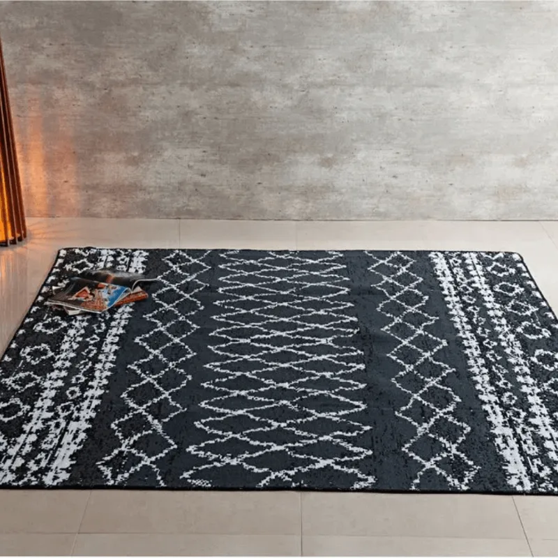 TAPETE KILIM ANATOLIA 0,60 X 0,90 DES 002/PRETO