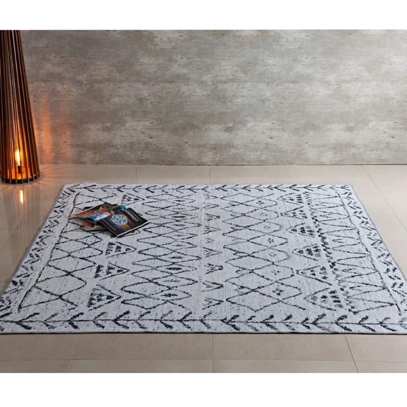 TAPETE KILIM ANATOLIA 0,60 X 1,80 DES 001/CINZA