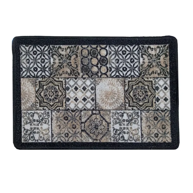 TAPETE BOUCLE COZINHA ELEGANCE 0,45 X 0,65 DES. 017