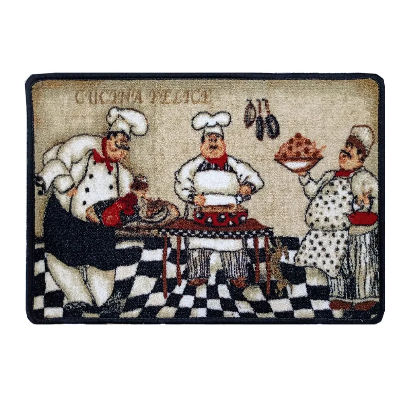 TAPETE BOUCLE COZINHA ELEGANCE 0,45 X 1,80 DES. 019