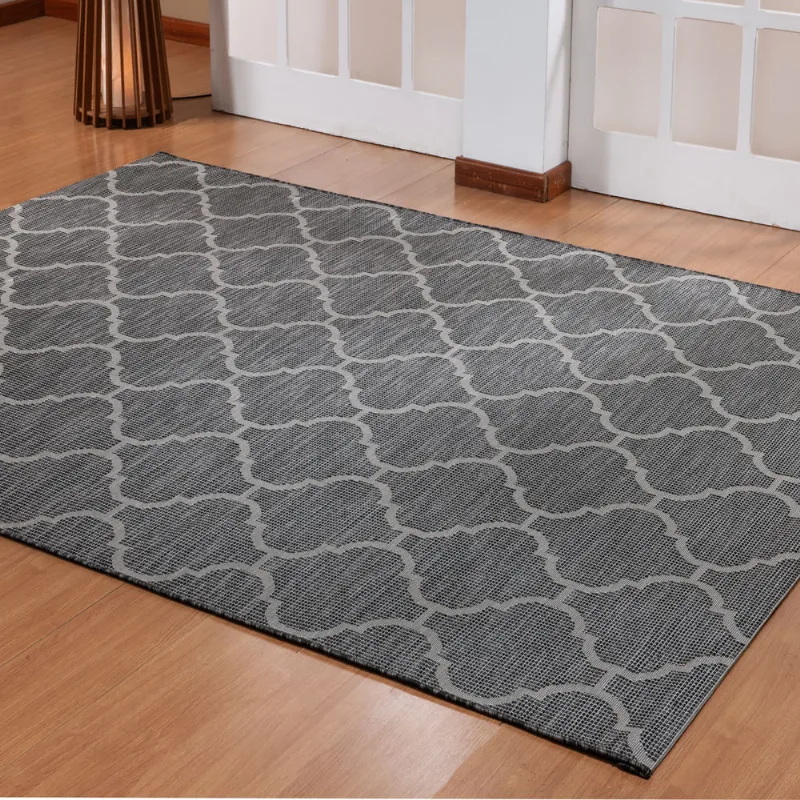 TAPETE SISAL ARAGUARI 0,50 X 1,00 PRETO/DES 003