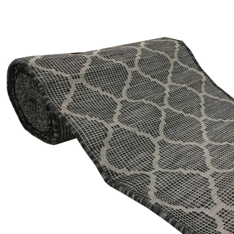 Passadeira Sisal Araguari 66cm Larg Des 003/preto