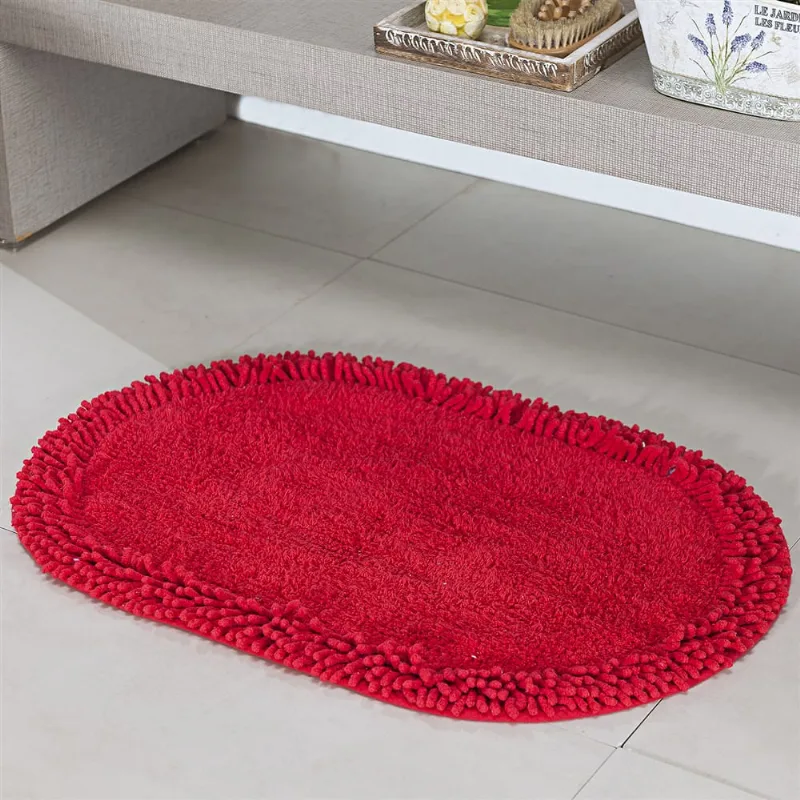 TAPETE SURIA 0,50X0,80 VERMELHO/UNICO