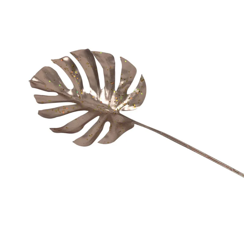Enfeite Decorativo Galho Palmeira 68cm Champanheunico