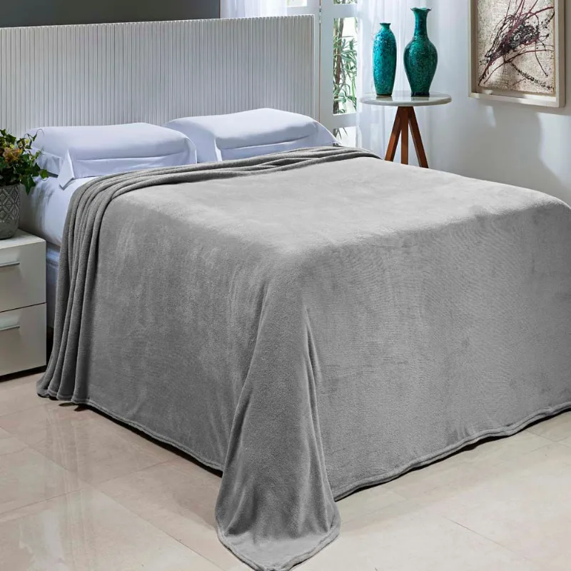 Cobertor Essence Nc 1,80 X 2,20 PRATA