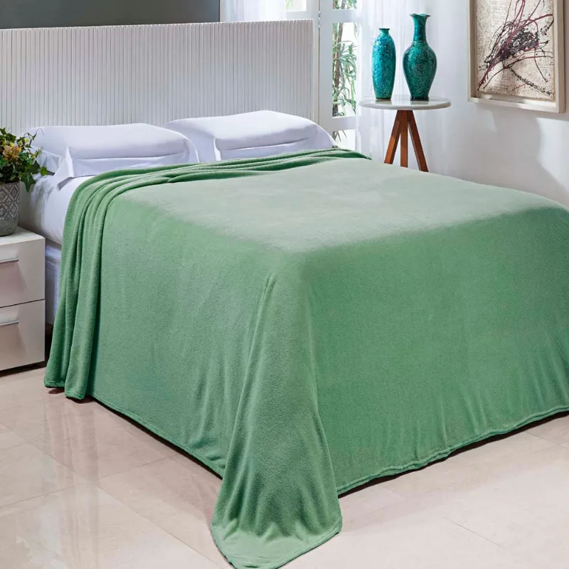 Cobertor Essence Nc 2,20 X 2,40 VERDE SELVA