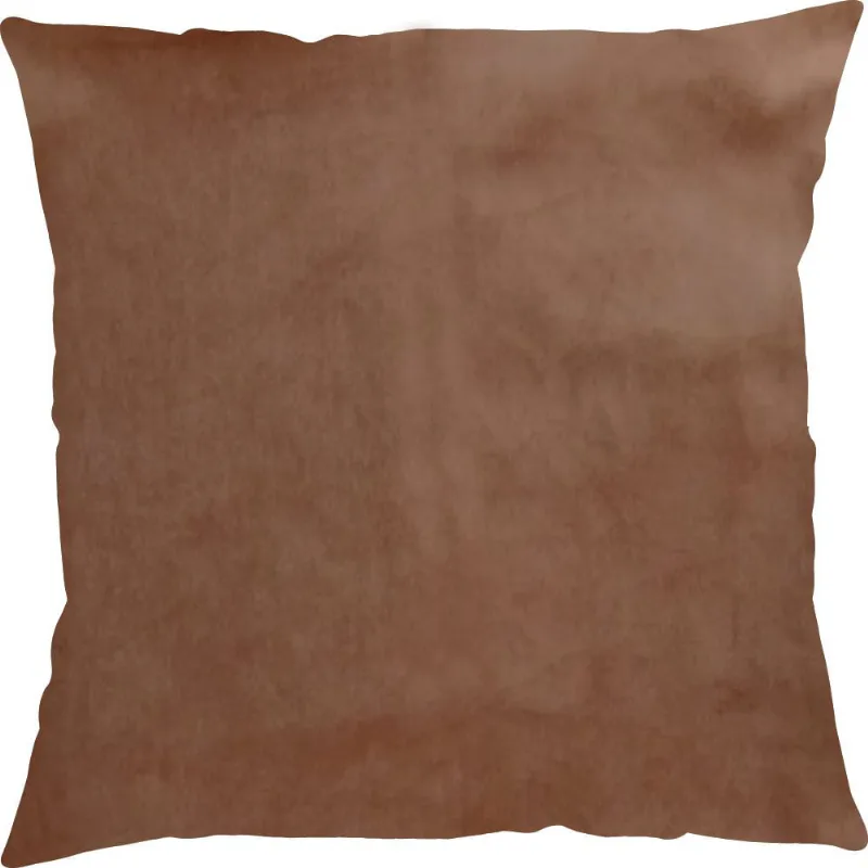 CAPA P/ ALMOFADA VELUDO SLIM 0,43 X 0,43CM CANELA