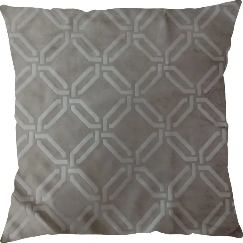 CAPA P/ ALMOFADA VELUDO GEOMETRICO 43CM X 43CM CASTOR/UNICO