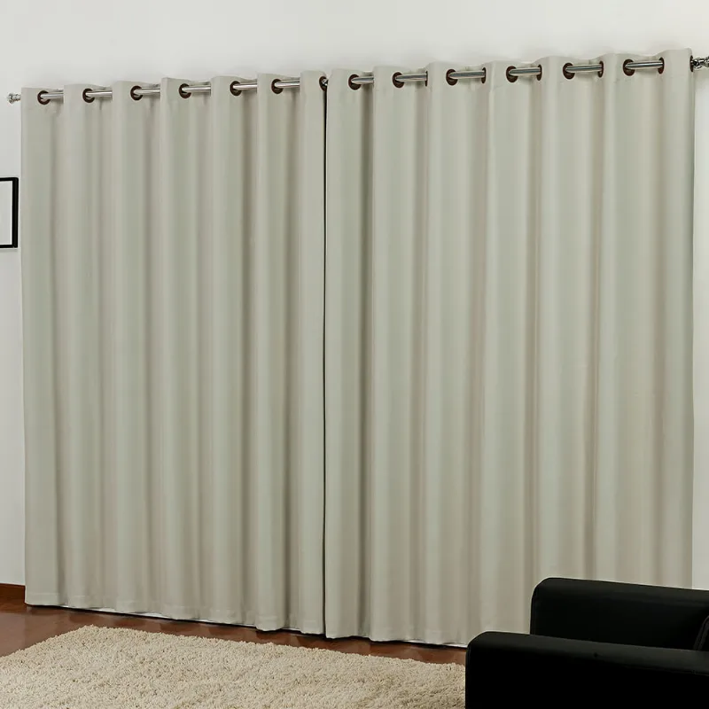 CORTINA BLACKOUT TECIDO NC 5,60 X 2,60 MARFIM