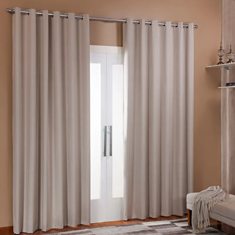 CORTINA 100% BLACKOUT LISO NC 4,00 X 2,60 BEGE/UNICO