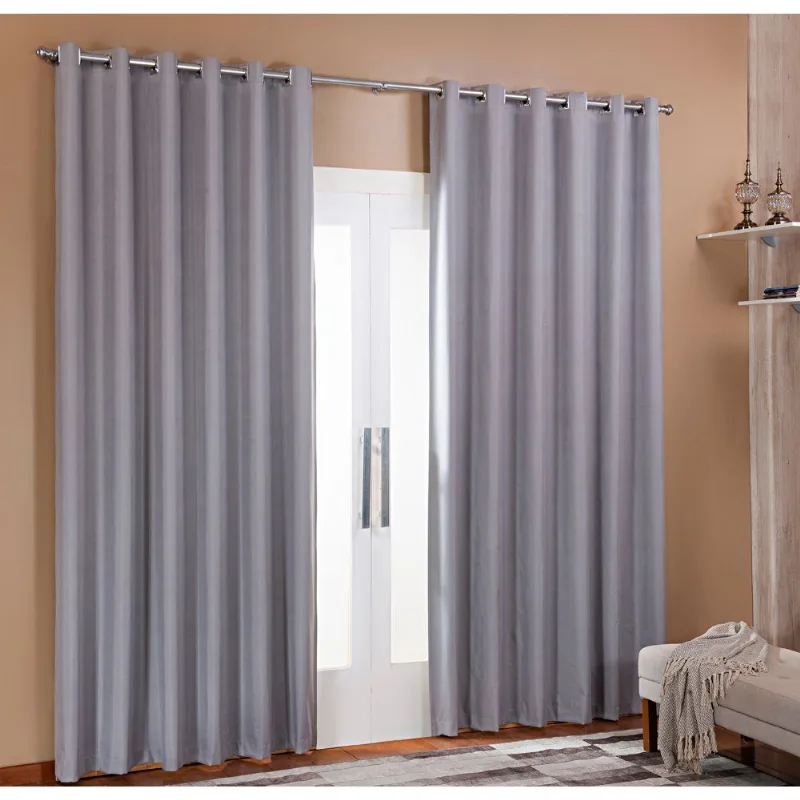 CORTINA 100% BLACKOUT LISO NC 5,60 X 2,60 CINZA/UNICO
