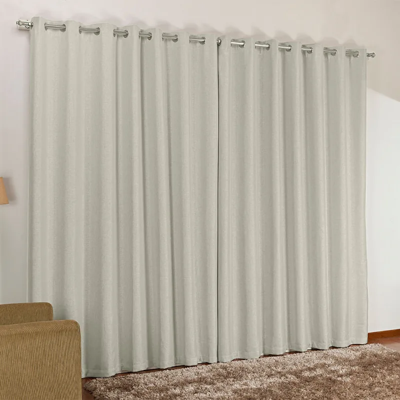 CORTINA 100% BLACKOUT LINHO NC 2,60 X 1,80 AREIA/UNICO