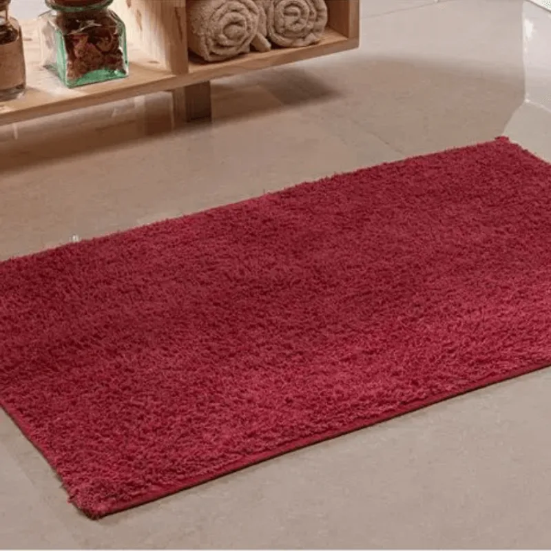 TAPETE BANHEIRO MISSISIPI 0,50 X 0,80 UNICO/VERMELHO