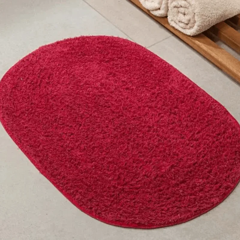 TAPETE BANHEIRO MONTERREY 0,40 X 0,60 UNICO/VERMELHO