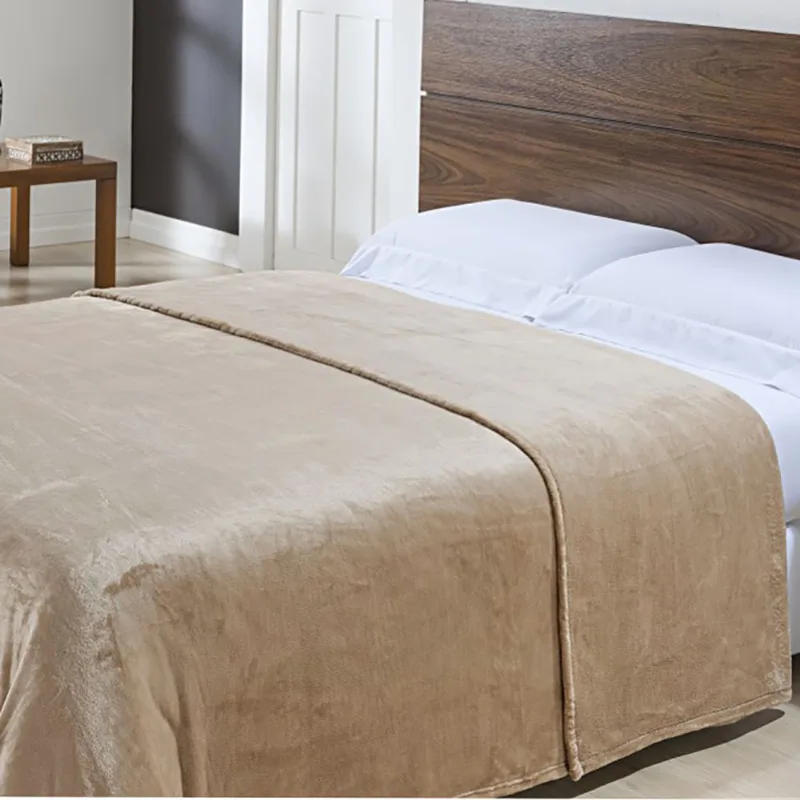 Cobertor Toque de Seda Nc 2,40 X 2,60 Kaki