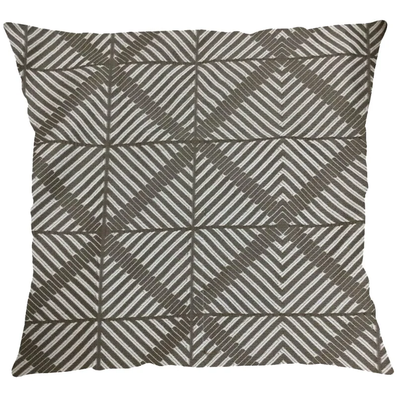 CAPA P/ ALMOFADA GEOMETRIX 43CM X 43CM CHOCOLATE