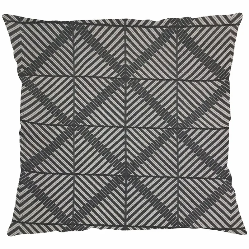 CAPA P/ ALMOFADA GEOMETRIX 43CM X 43CM PRETO