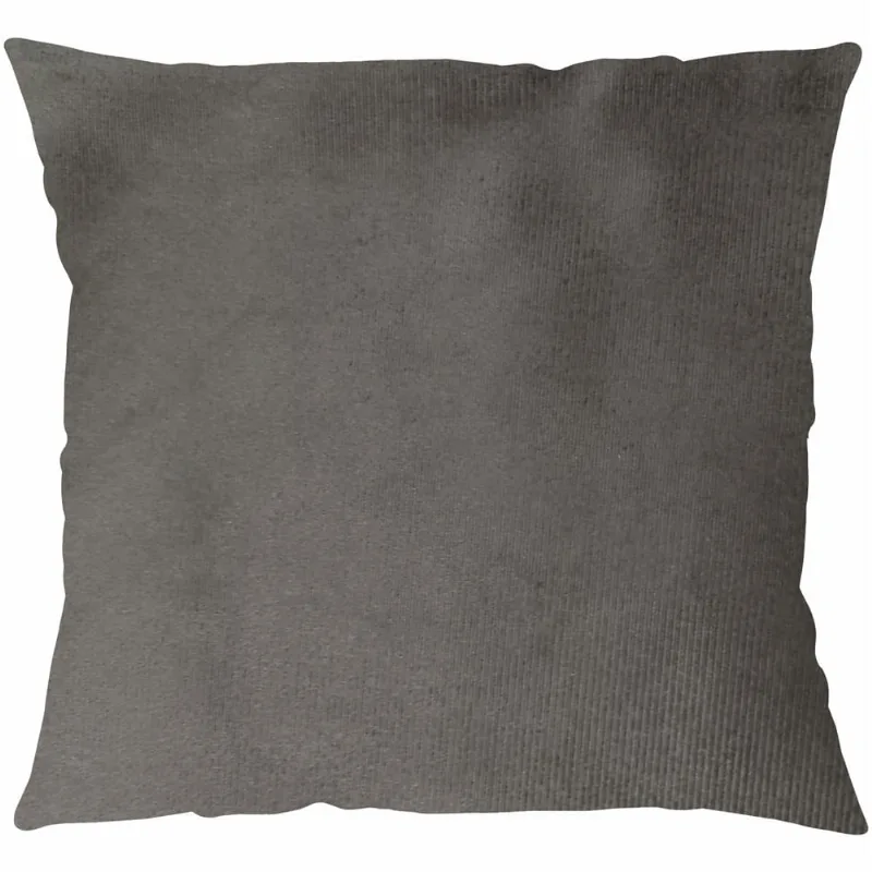 CAPA P/ ALMOFADA VELLUS LISO 43CM X 43CM CHOCOLATE