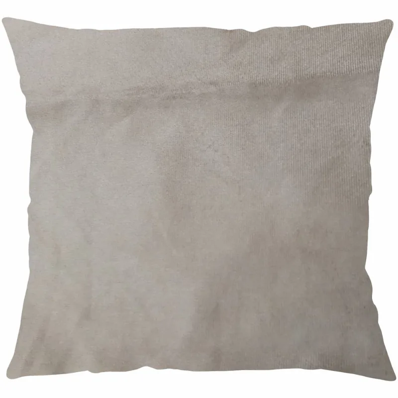 CAPA P/ ALMOFADA VELLUS LISO 43CM X 43CM KAKI