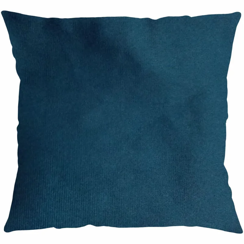 CAPA P/ ALMOFADA VELLUS LISO 43CM X 43CM MARINHO