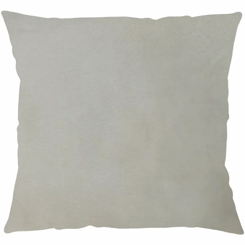 CAPA P/ ALMOFADA VELLUS LISO 43CM X 43CM MARFIM