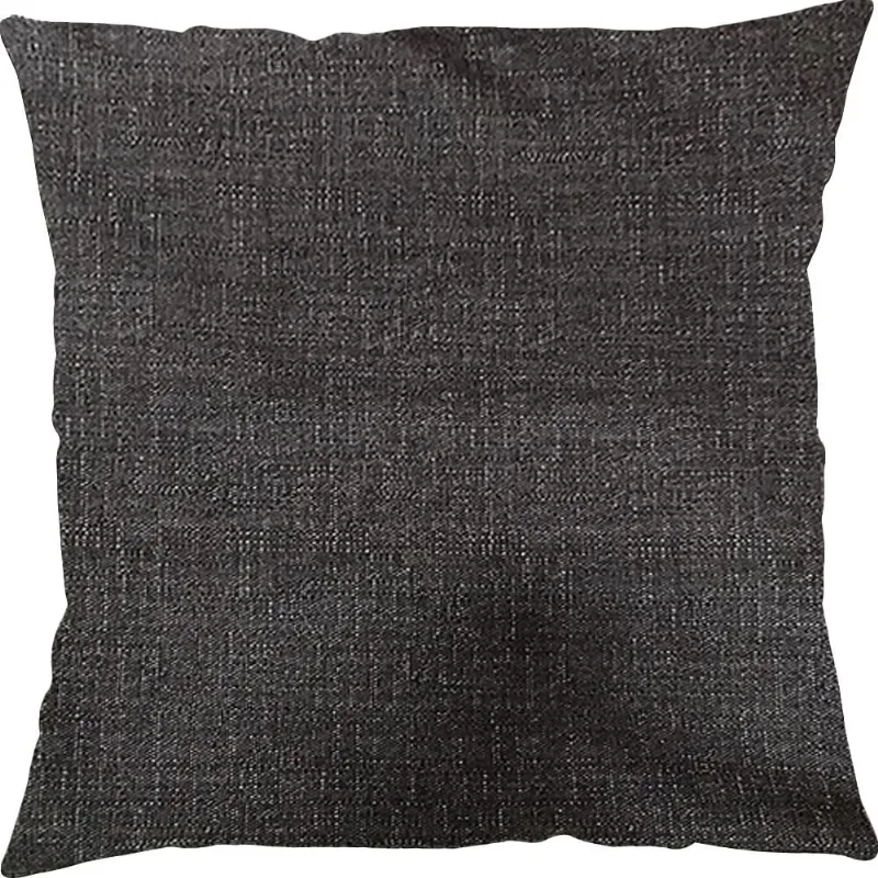 CAPA P/ ALMOFADA LINHO RUSTICO 43CM X 43CM MARROM/UNICO