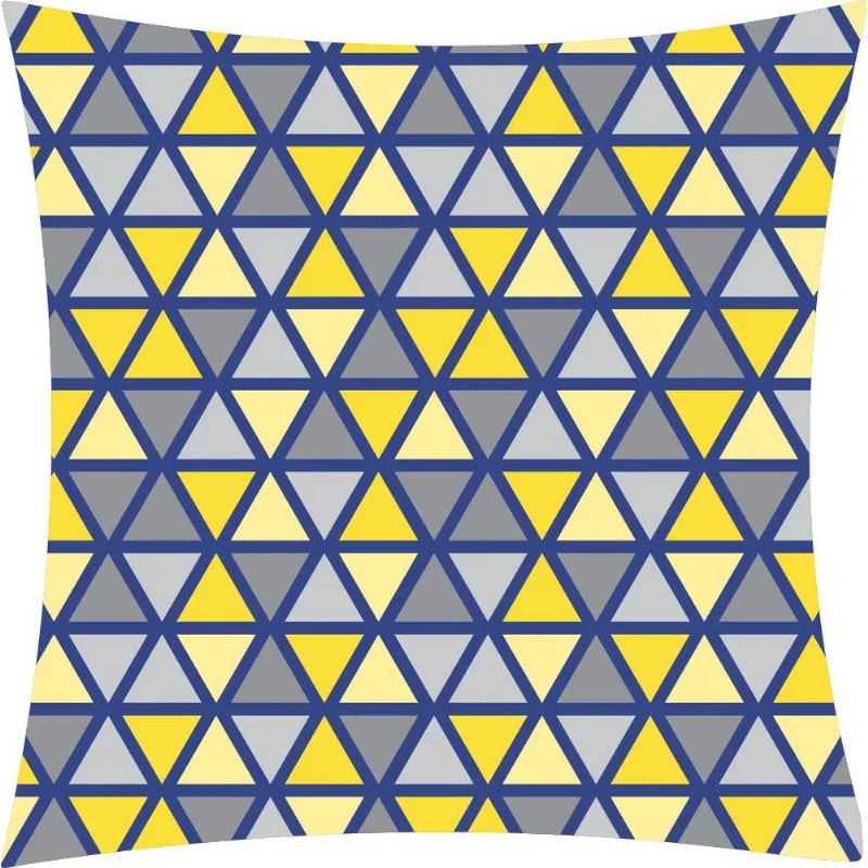 CAPA P/ ALMOFADA VELUDO DIGITAL GEOMETRICO 43X43 DES 003/UNICO