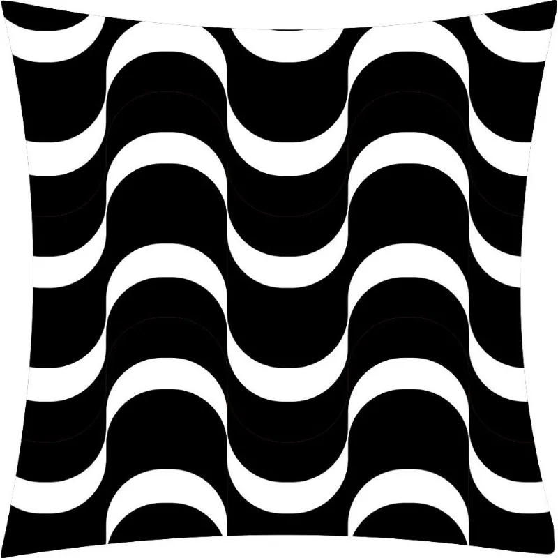 CAPA P/ ALMOFADA VELUDO DIGITAL GEOMETRICO 43X43 DES.011/UNICO