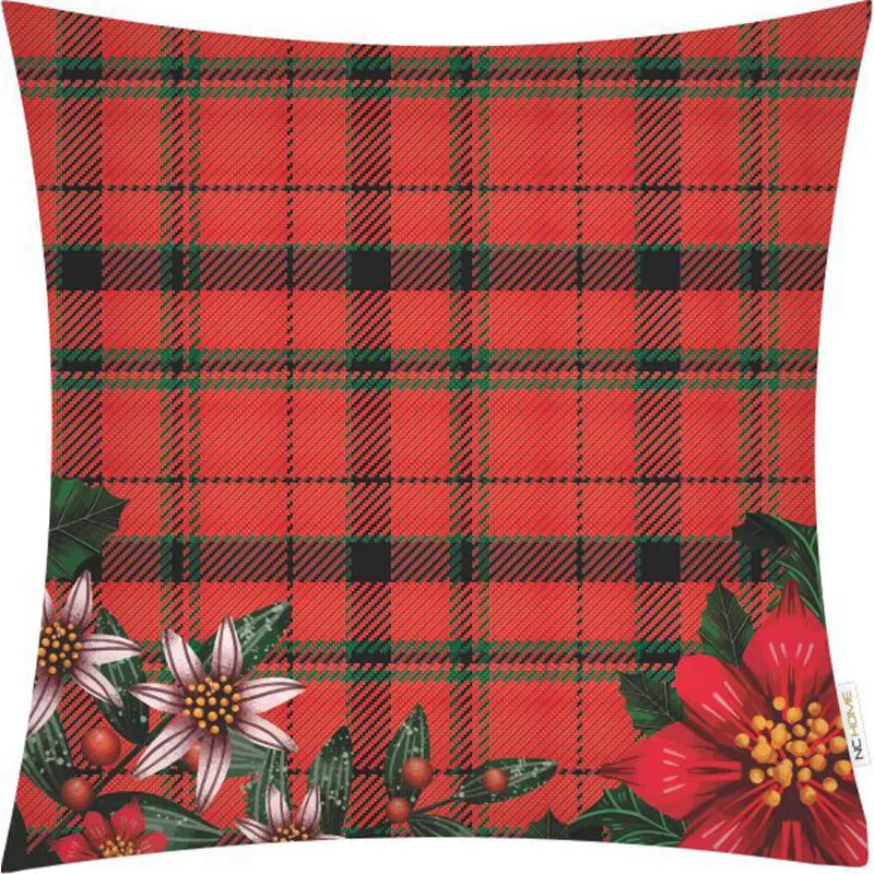 Capa P/almofada Veludo Digital Natalino 43x43 DES. 012/UNICO