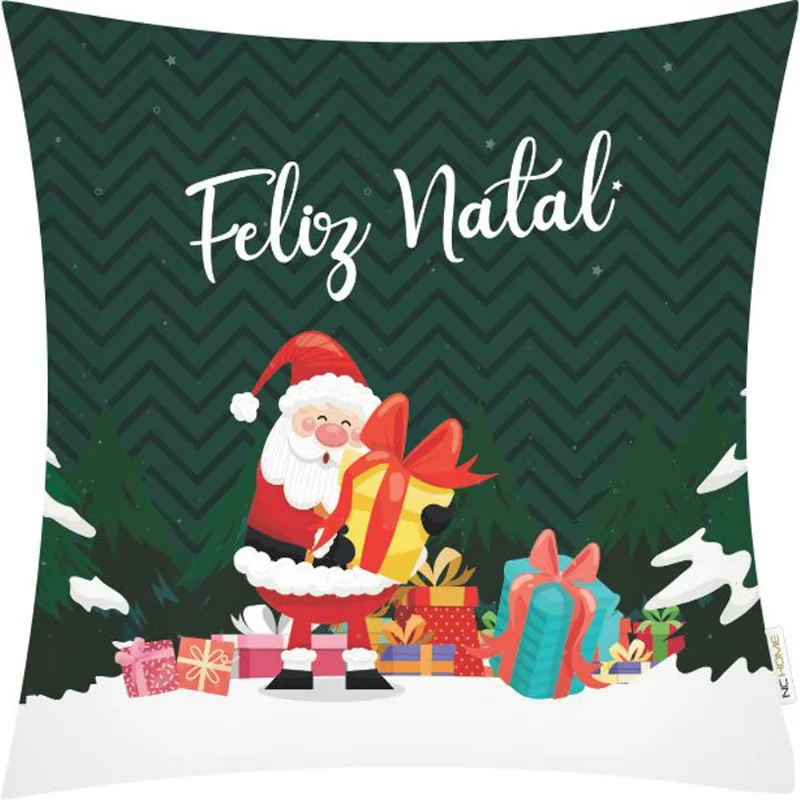 Capa P/almofada Veludo Digital Natalino 43x43 DES 022/UNICO