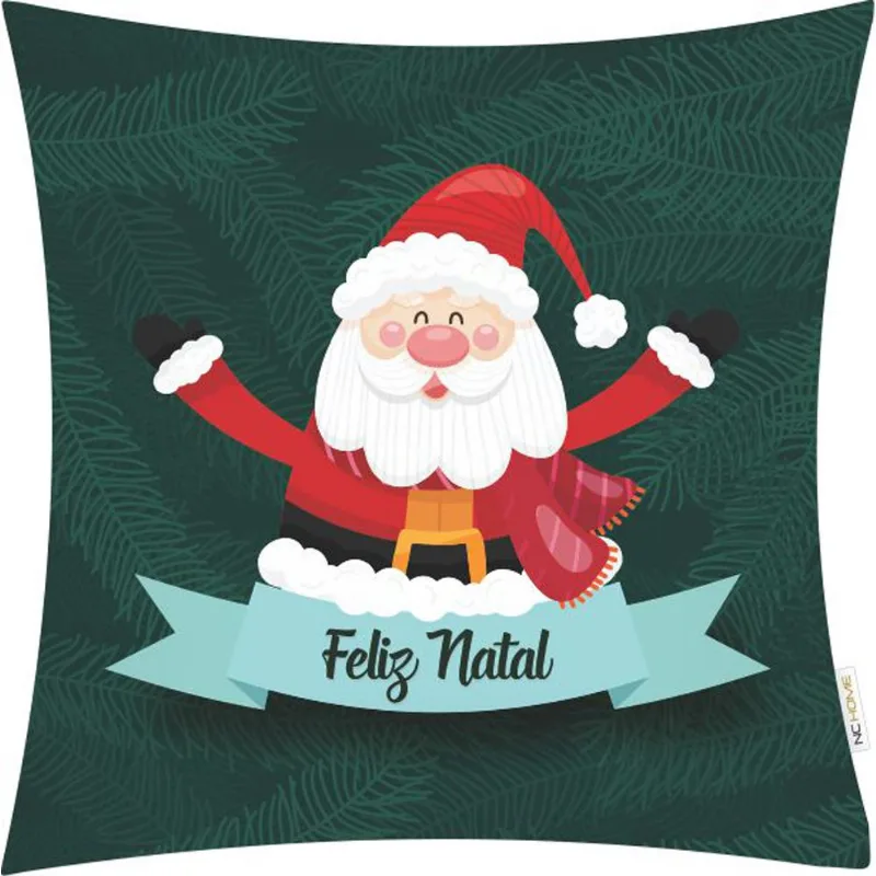 Capa P/almofada Veludo Digital Natalino 43x43 DES 024/UNICO