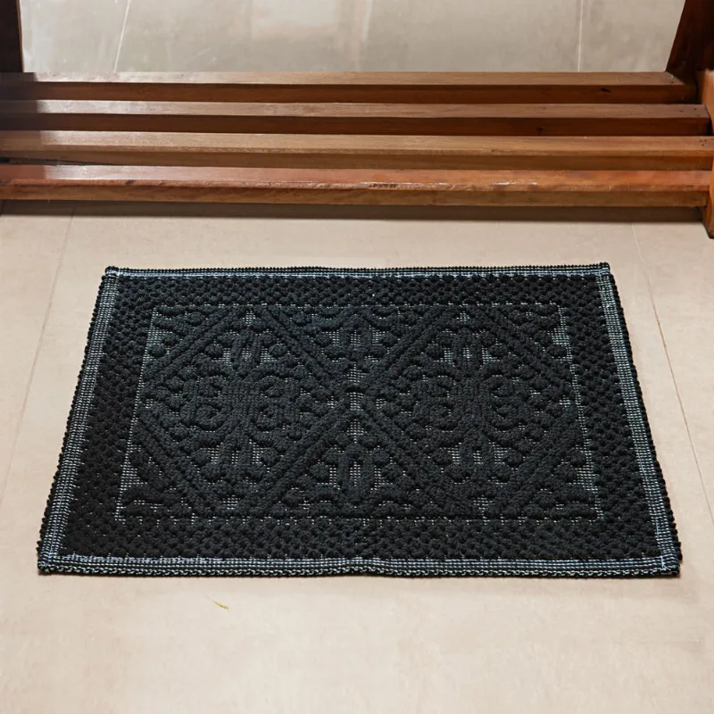 TAPETE VERMONT 0,40 X 0,60 003/PRETO/UNICO