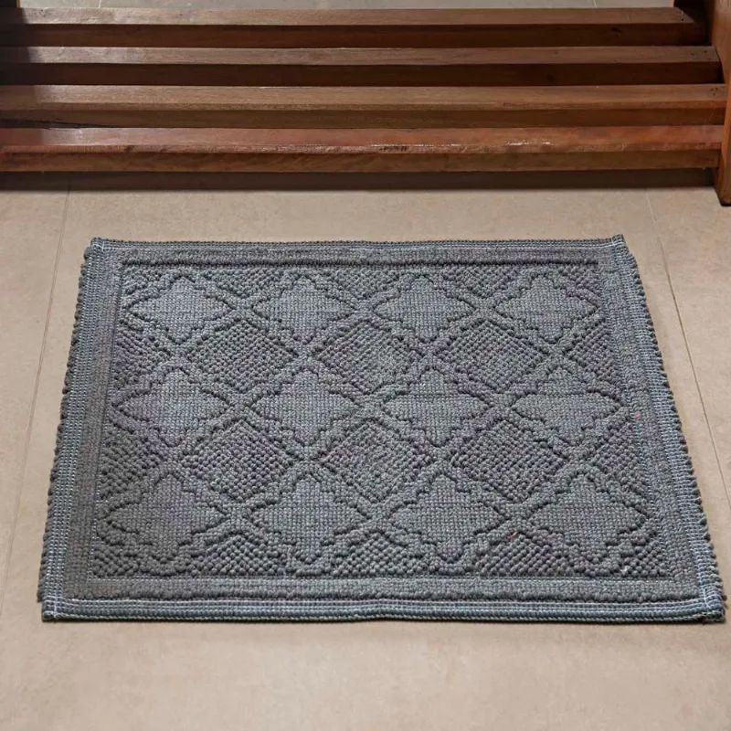 Tapete Vermont 0,55 X 1,10 001/cinza/unico