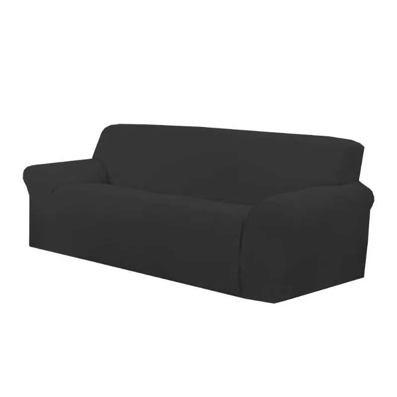 CAPA P/ SOFA MALHA 3 LUGARES PRETO