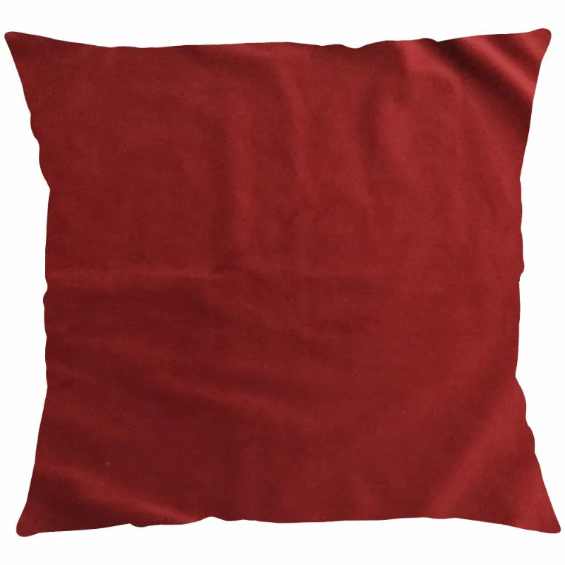 Capa P/ Almofada Veludo Paris 43cm X 43cm VERMELHO/UNICO