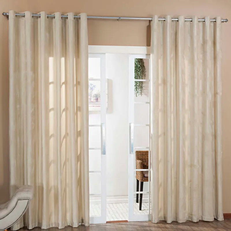 CORTINA VELVETEEN NC 2,60 X 1,80 BEGE/UNICO
