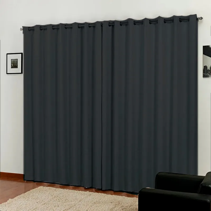 Cortina Blackout Tecido Nc 4,00 X 2,60 PRETO